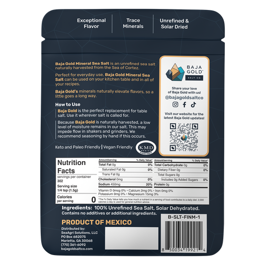 Baja Gold Mineral Salt - Fine