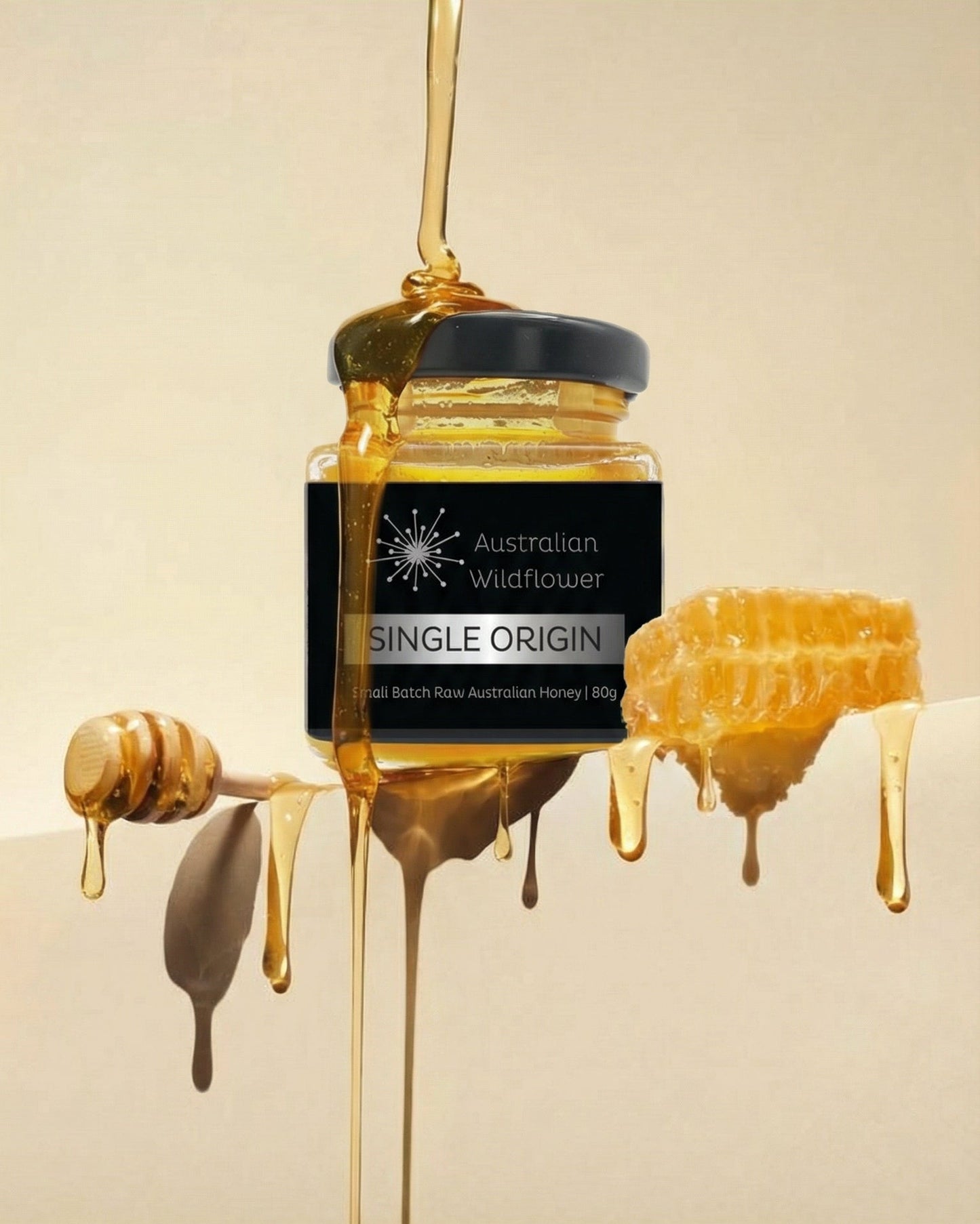 Single Origin Raw Australian Honey - 250g